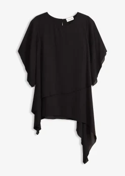 Blouse à pans, look superposé