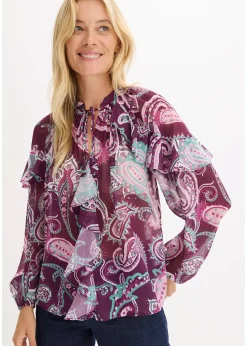 Blouse à volants