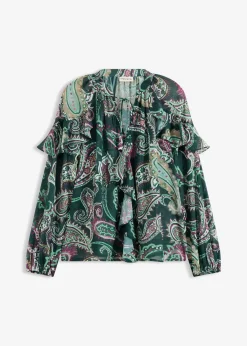 Blouse à volants