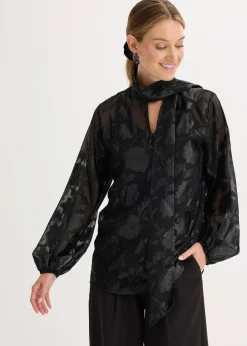 Blouse ample à broderies