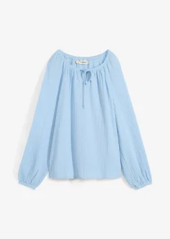 Blouse ample en gaze de coton
