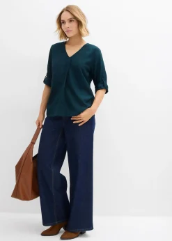 Blouse ample en viscose fluide