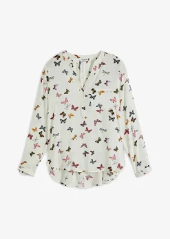 Blouse ample en viscose fluide