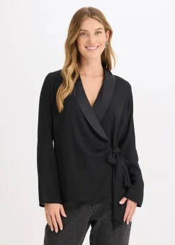 Blouse cache-cœur