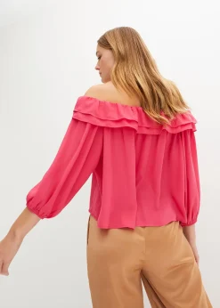 Blouse Carmen en polyester