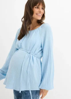 Blouse de grossesse en gaze de coton