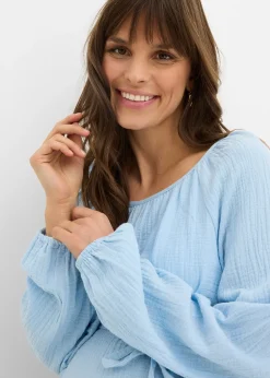 Blouse de grossesse en gaze de coton
