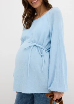 Blouse de grossesse en gaze de coton