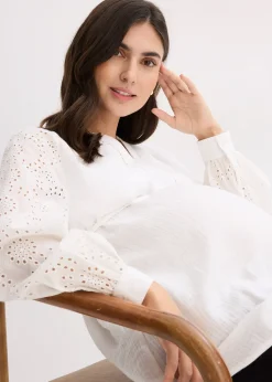 Blouse de grossesse en gaze de coton