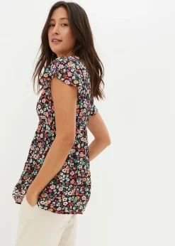 Blouse de grossesse et d’allaitement en viscose fluide