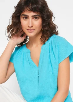 Blouse en gaze 100% coton