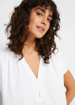 Blouse en gaze 100% coton