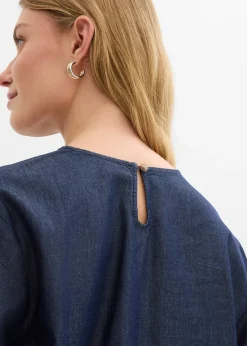 Blouse en jean à manches amples