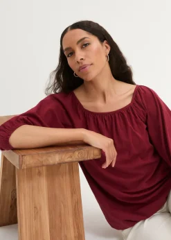 Blouse en jersey 100% coton