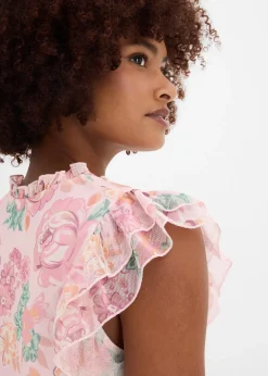 Blouse en mesh doux