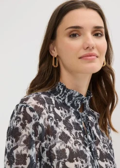 Blouse en mesh fin