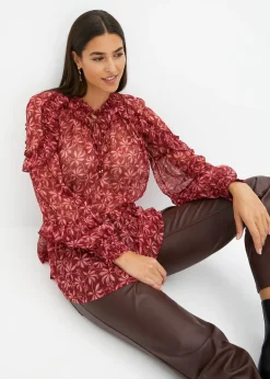 Blouse en mousseline