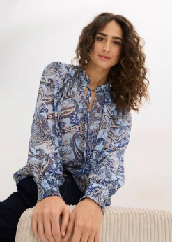 Blouse en mousseline