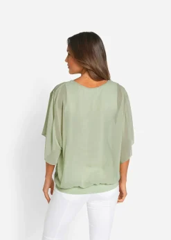 Blouse en mousseline