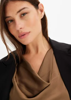 Blouse en satin fin