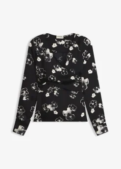 Blouse en satin fluide