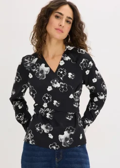 Blouse en satin fluide