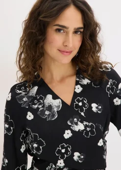 Blouse en satin fluide