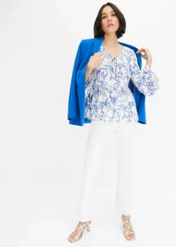 Blouse en viscose texturée