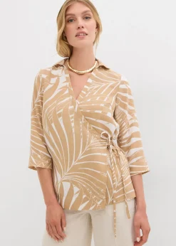 Blouse kimono aspect lin