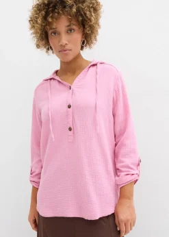 Blouse légère en gaze de coton