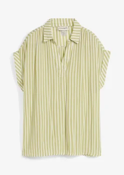 Blouse manches courtes en viscose fluide