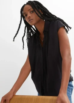 Blouse manches courtes oversized