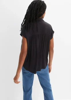 Blouse manches courtes oversized