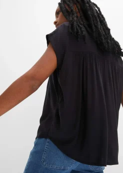 Blouse manches courtes oversized