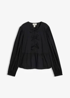 Blouse ornée de nœuds