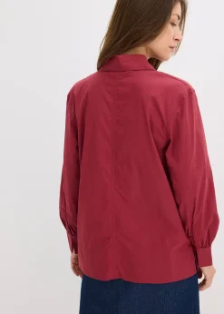 Blouse oversize à manches volumineuses