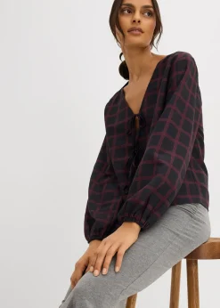Blouse oversize en viscose douce