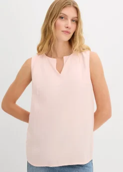 Blouse sans manches en viscose douce