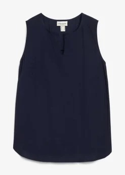 Blouse sans manches en viscose douce