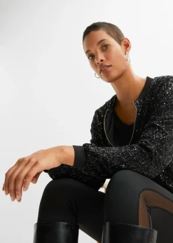 Blouson à sequins