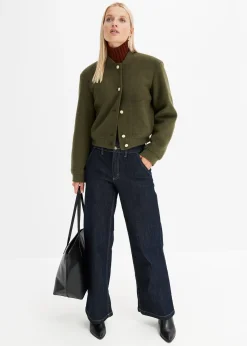 Blouson aspect laine