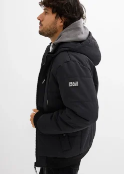 Blouson d’hiver matelassé à capuche