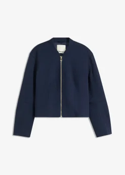 Blouson doux en viscose mélangée