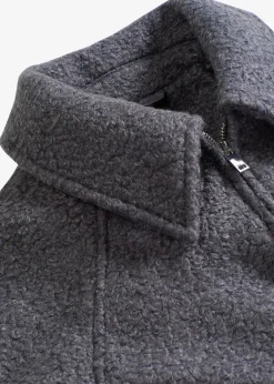Blouson en maille bouclette douce