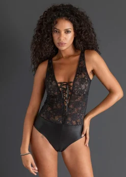 Body ouvert avec wet look
