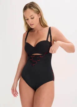 Body sculptant avec dentelle, maintien léger