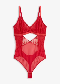 Body-string à dentelle cœurs