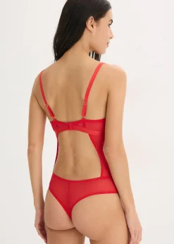 Body-string à dentelle cœurs