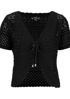 Boléro court en crochet