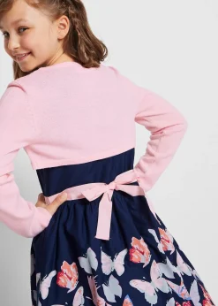Boléro en maille avec applications papillon